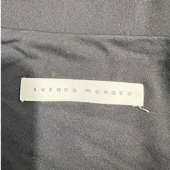 Susana Monaco Cut-out Underwire Bodycon Minidress Black Women's Small NWT - Picture 7 of 12